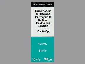polymyxin B sulfate 10,000 unit-trimethoprim 1 mg/mL eye drops