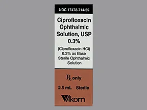 ciprofloxacin 0.3 % eye drops