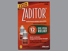 Zaditor 0.025 % (0.035 %) eye drops