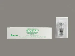 Miostat 0.01 % intraocular solution