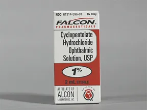cyclopentolate 1 % eye drops