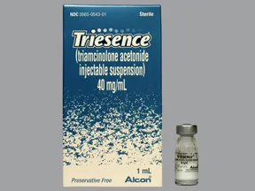Triesence (PF) 40 mg/mL intraocular suspension