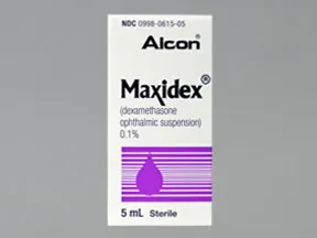 Maxidex 0.1 % eye drops,suspension