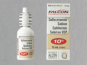 sulfacetamide sodium 10 % eye drops