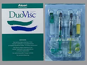 DuoVisc Visco Elastic 3 %-4 %(0.5 mL) 1 %(0.55 mL) intraocular syringe