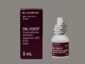FML Forte 0.25 % eye drops,suspension