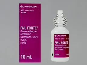 FML Forte 0.25 % eye drops,suspension