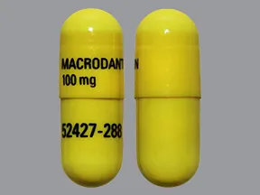 nitrofurantoin macrocrystal 100 mg capsule