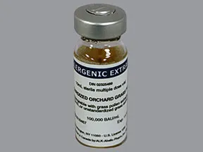 allergen extract-grass pollen, orchard 100,000 BAU/mL injection soln