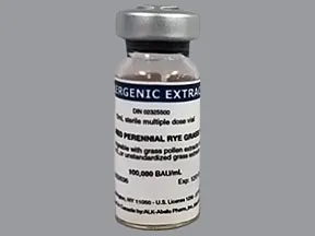 allergenic xt-grass pollen,perennial rye 100,000 BAU/mL injection soln