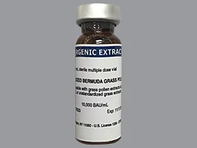 allergen extract,grass pollen-Bermuda 10,000 BAU/mL injection solution