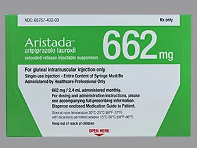 Aristada 662 mg/2.4 mL suspension, extend.rel. IM syringe