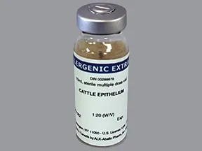 allergenic extract-cattle epithelium 1:20 injection solution