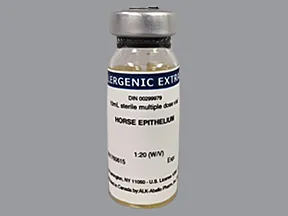 allergenic extract-horse epithelium 1:20 injection solution
