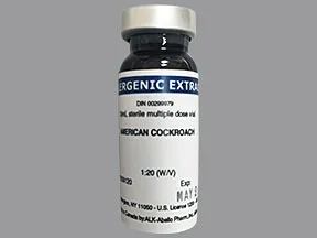 allergenic extract-American cockroach 1:20 injection solution
