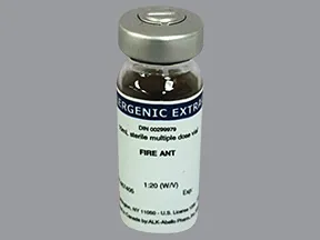 allergenic extract-fire ant 1:20 injection solution