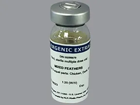 allergenic extract, mixed feathers 1:20 injection solution