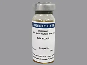 allergenic extract-tree pollen,box elder 1:20 injection solution