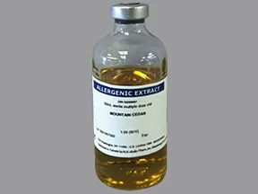allergen extract-mountain cedar tree pollen 1:20 injection solution