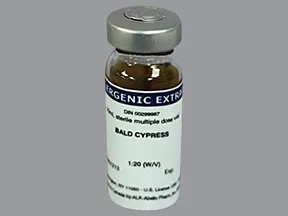 allergenic extract-tree pollen-bald cypress 1:20 injection solution