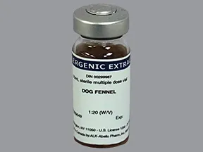 allergenic extract-weed pollen-dog fennel 1:20 injection solution