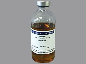 allergenic extract-tree pollen-elm, cedar 1:20 injection solution