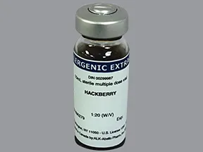 allergenic extract-tree pollen, hackberry 1:20 injection solution