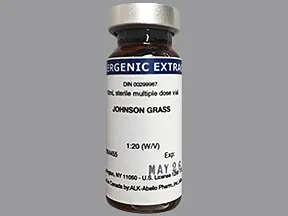 allergenic extract-grass pollen-Johnson 1:20 injection solution