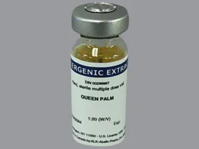 allergenic extract-queen palm pollen 1:20 injection solution
