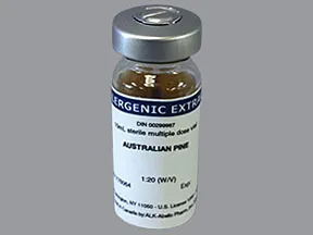 allergenic extrct-tree pollen-Australian pine 1:20 injection soln