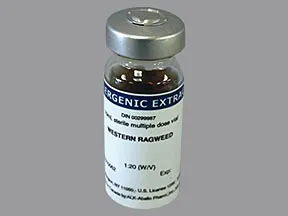 allergenic extract-weed pollen-western ragweed 1:20 injection solution