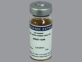 allergenic extract-tree pollen-sweet gum 1:20 injection solution