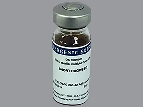 allergenic extract-weed pollen-short ragweed 1:20 injection solution