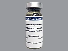cat hair std allergenic extract 10,000 BAU/mL injection solution