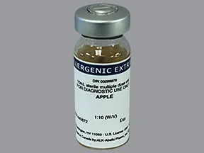 allergenic extract-food-apple 1:10 percutaneous solution