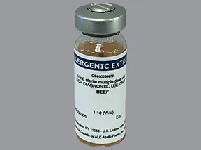 allergenic extract-food-beef 1:10 percutaneous solution
