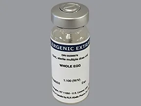 allergenic extract-food-egg 1:100 percutaneous solution