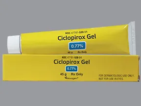 ciclopirox 0.77 % topical gel