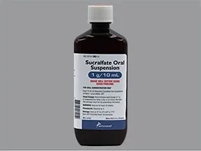 sucralfate 100 mg/mL oral suspension