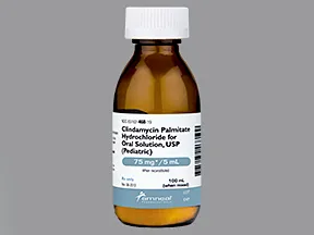 Clindamycin Pediatric 75 mg/5 mL oral solution