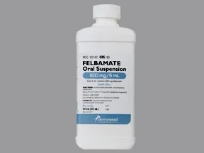 felbamate 600 mg/5 mL oral suspension
