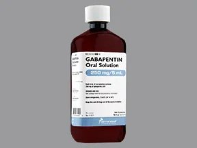 gabapentin 250 mg/5 mL oral solution