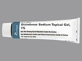 diclofenac 1 % topical gel