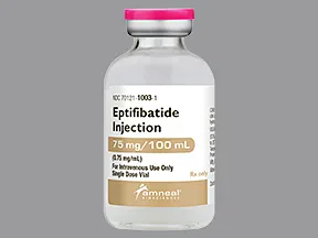 eptifibatide 0.75 mg/mL intravenous solution
