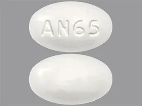 This medicine is a white, oval, tablet imprinted with 