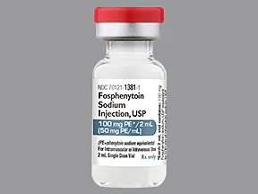 fosphenytoin 100 mg PE/2 mL injection solution