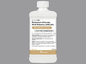 potassium chloride 40 mEq/15 mL oral liquid