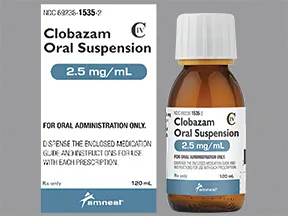 clobazam 2.5 mg/mL oral suspension