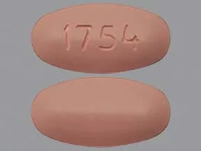 This medicine is a purple, oval, film-coated, tablet imprinted with 