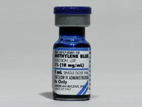 methylene blue (antidote) 1 % (10 mg/mL) intravenous solution
